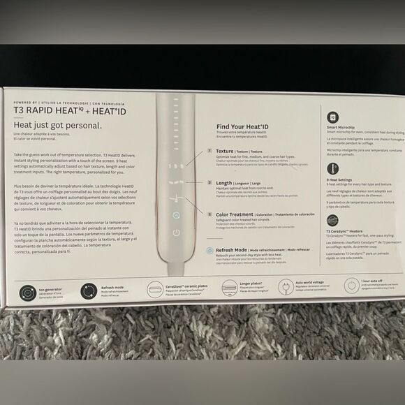 NIB T3 Smooth ID 1" Smart Flat Iron - Picture 6 of 7